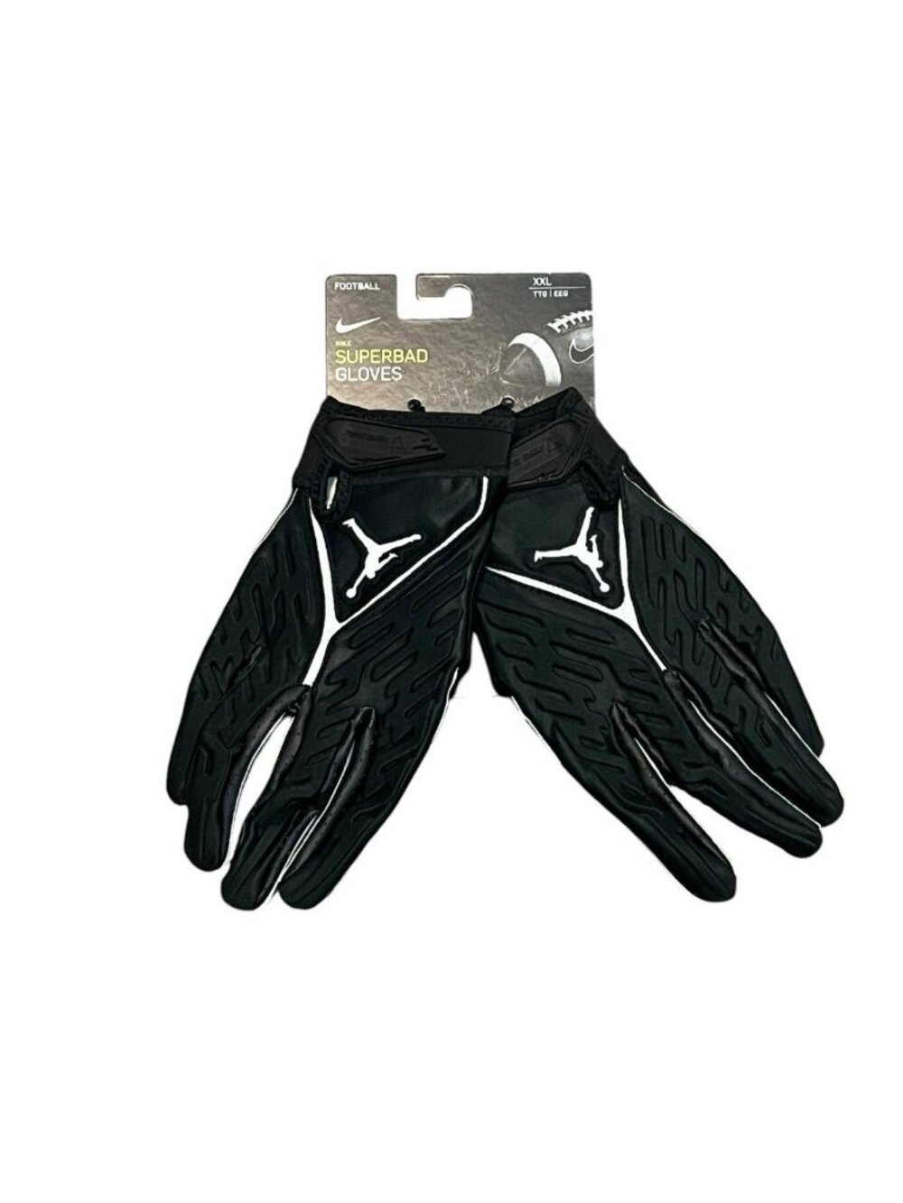 Nike Jordan Superbad Football Gloves Black White Size XXL DX4476-091